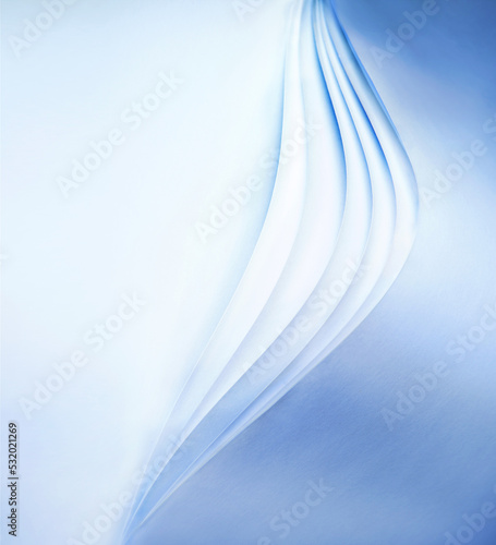 Abstract background from white sheets of paper