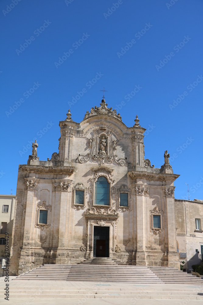 Church San Francesco d'Assisi in Matera, Italy