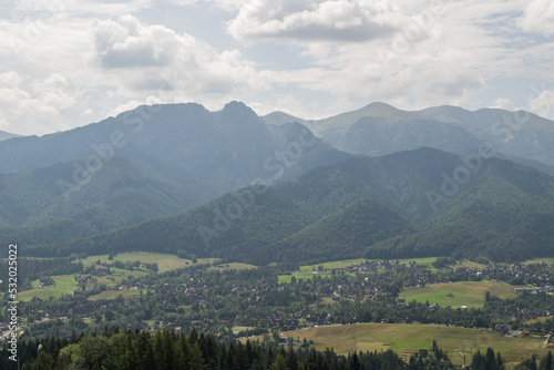 Fototapeta Naklejka Na Ścianę i Meble -  Tatra Mountains, view of the mountains,