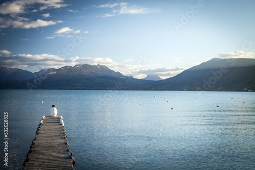 Fotografie, Obraz lac Annecy