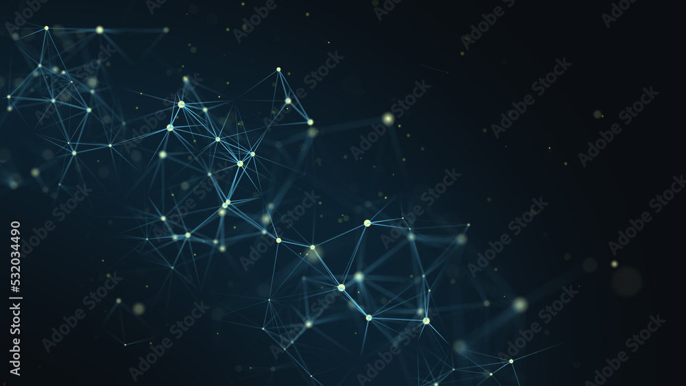 Network connection structure. Digital background with dots and lines. Big data visualization. 3D rendering. Network connection structure. Digital background with dots and lines. Big data visualization. 3D rendering.