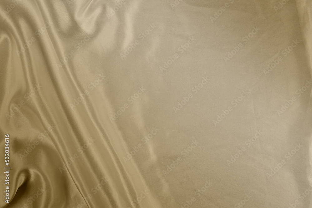 Naklejka premium Elegant Golden Silk Background with Copy Space