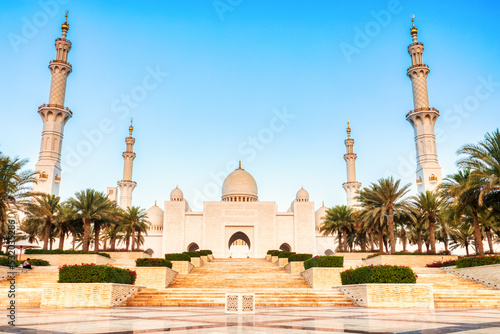 Sheikh Zayed Grand Mosque aat Sunrise, Abu Dhabi