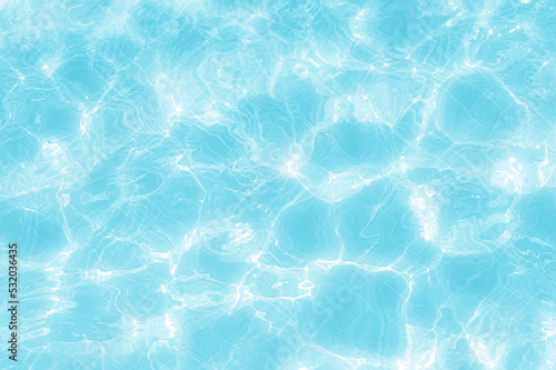 Water pool texture background, ripple and flow with waves. Horizontal summer theme poster, greeting cards, headers, website and app