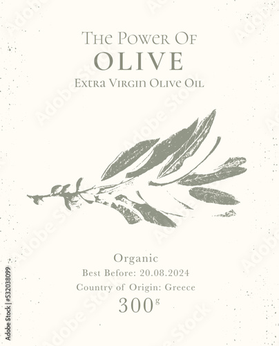Elegant Label for Natural organic herbal products. Vintage packaging design collection for Cosmetics, Pharmacy, healthy food. Dried leaves, real herbarium