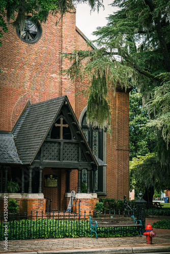 old church entrance - New Bern, NC