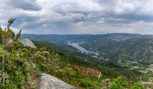 Peneda-Gerês National Park is located in northern Portugal. Its rugged hills are home to deer, wolves and golden eagles. The trails include a Roman road lined with landmarks. photo