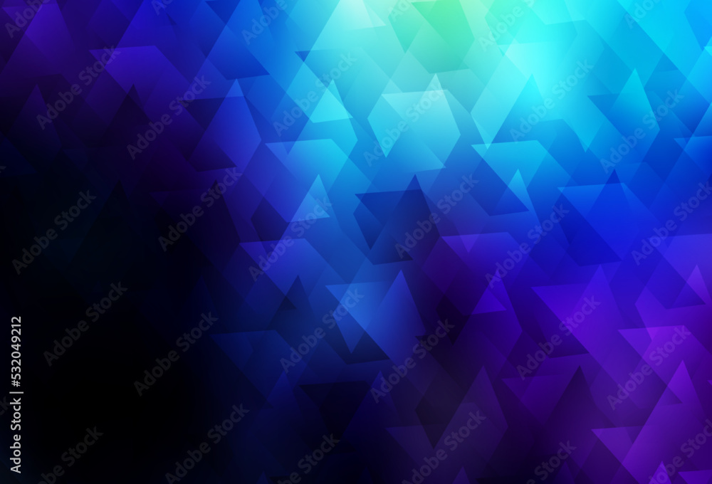 Dark BLUE vector texture in rectangular style. Dark BLUE vector texture in rectangular style.