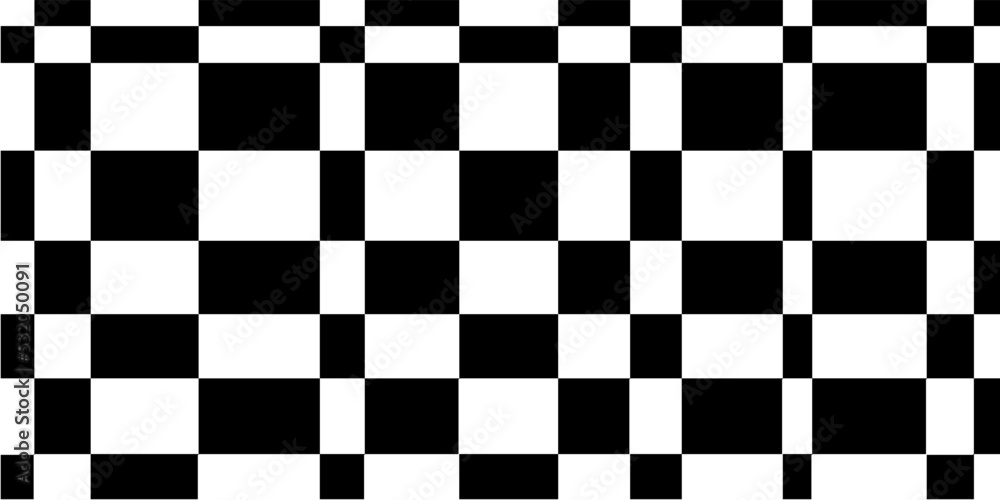 A checkerboard pattern of unequal size cells in a row. For prints, decoration, textile, digital. A checkerboard pattern of unequal size cells in a row. For prints, decoration, textile, digital.