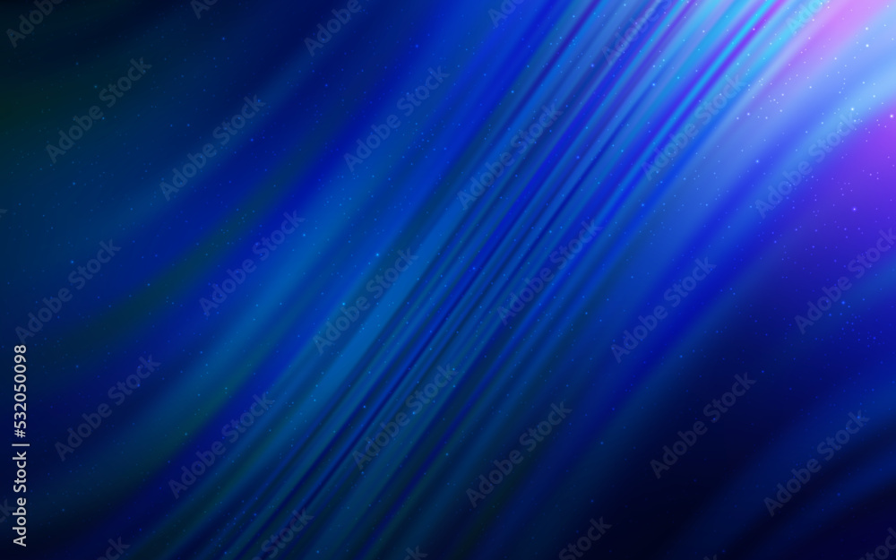 Dark BLUE vector background with astronomical stars. Shining illustration with sky stars on abstract template. Pattern for futuristic ad, booklets. Dark BLUE vector background with astronomical stars. Shining illustration with sky stars on abstract template. Pattern for futuristic ad, booklets.