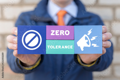 Canvastavla Concept of zero tolerance