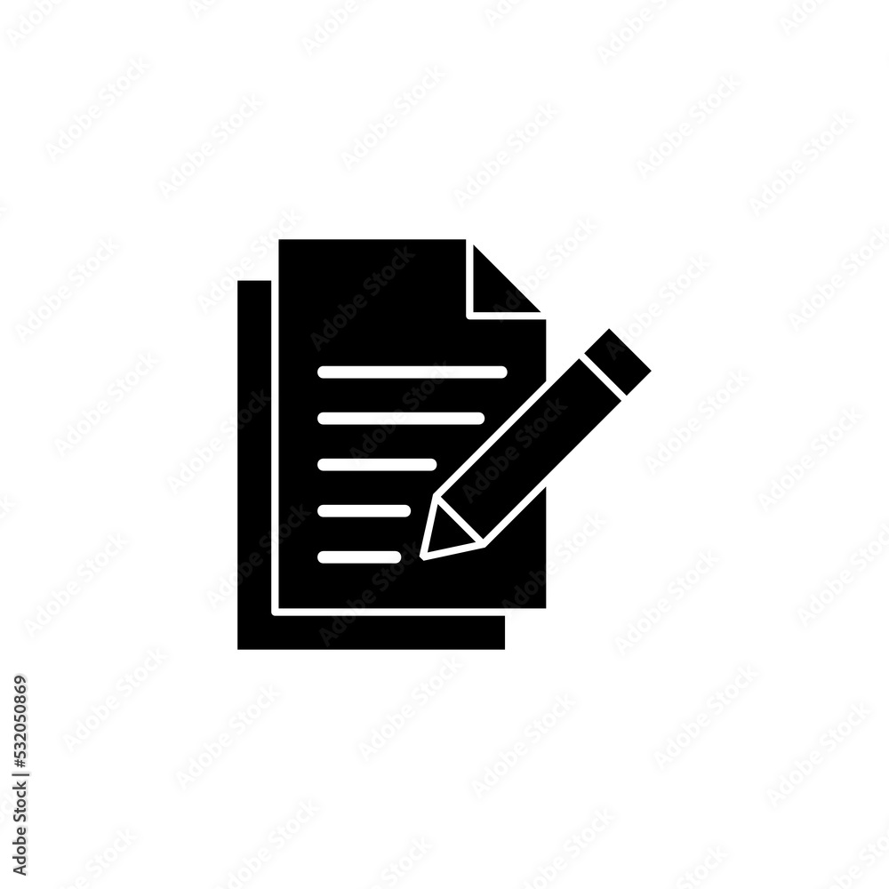 Note icon vector for web and mobile app. notepad sign and symbol Note icon vector for web and mobile app. notepad sign and symbol