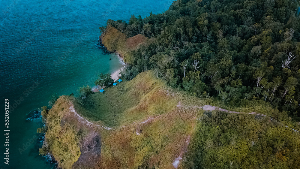 Wondamui Hill, at Teluk Wondam, West Papua