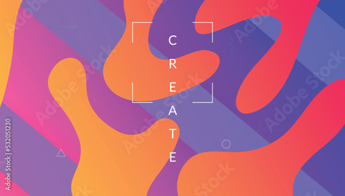 Neon Poster. Art Landing Page. Flow Abstract Design. Pink Mobile Flyer. Hipster Paper. Futuristic Cover. Fluid Shapes. Spectrum Presentation. Lilac Neon Poster
