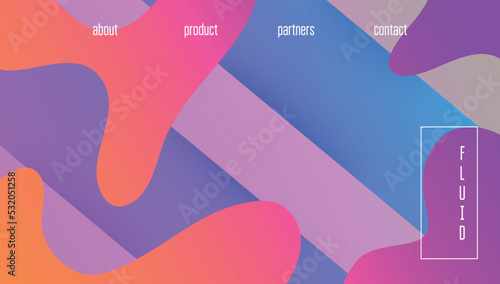 Gradient Background. Commercial Wallpaper. Plastic Paper. Flat Minimal Cover. Purple Trendy Design. Geometric Pattern. Futuristic Poster. Color Landing Page. Magenta Gradient Background