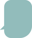 speech bubbles on transparent background . chat box or chat  square and doodle message or communication icon Cloud speaking for comics and minimal message dialog