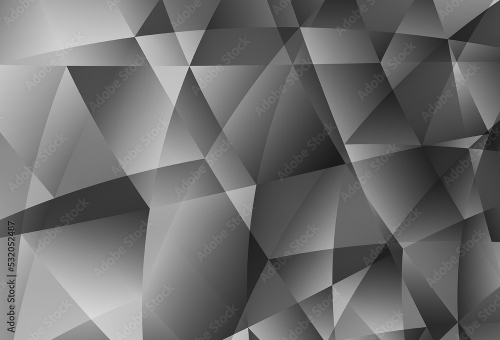Obraz premium Light Gray vector shining triangular layout.