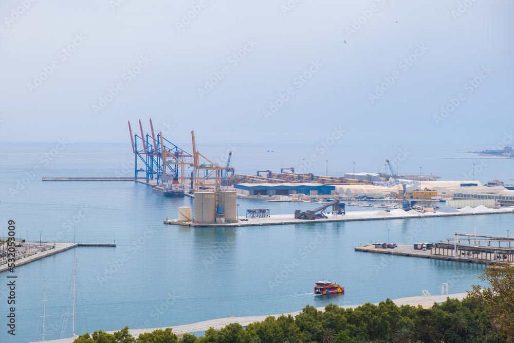 View of Malaga Port/Marina 