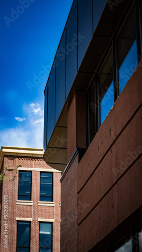 office building with blue sky - Colorado