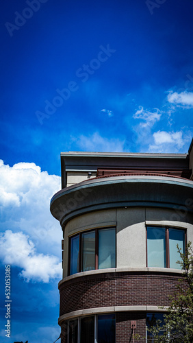 building with blue sky - Colorado