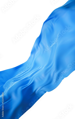 Flowing cloth background, 3d rendering.