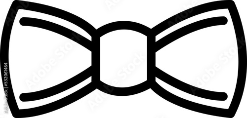 Simple Tie Icon Vector Template Flat Design on white background