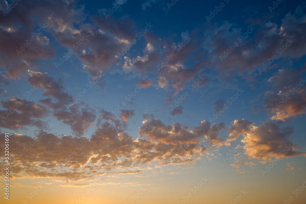 Naklejka premium clouds in the sky