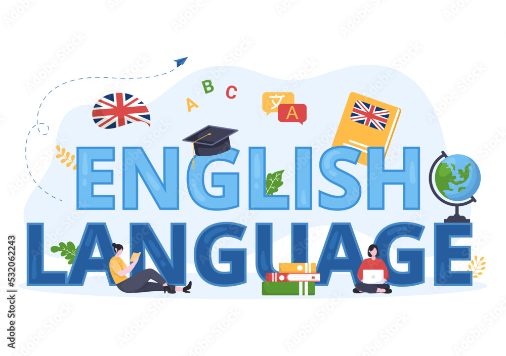 Language School Template Hand Drawn Cartoon Flat Illustration of Online Learning, Courses, Training Program and Study Foreign Languages Abroad Language School Template Hand Drawn Cartoon Flat Illustration of Online Learning, Courses, Training Program and Study Foreign Languages Abroad