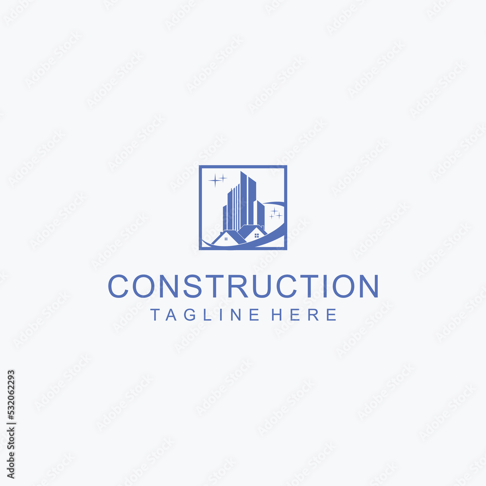 Construction logo design icon tamplate Construction logo design icon tamplate