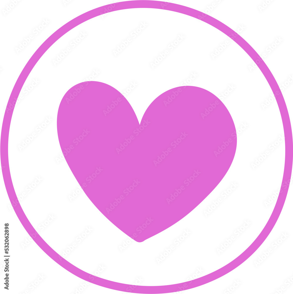 Love Heart Doodle Icon