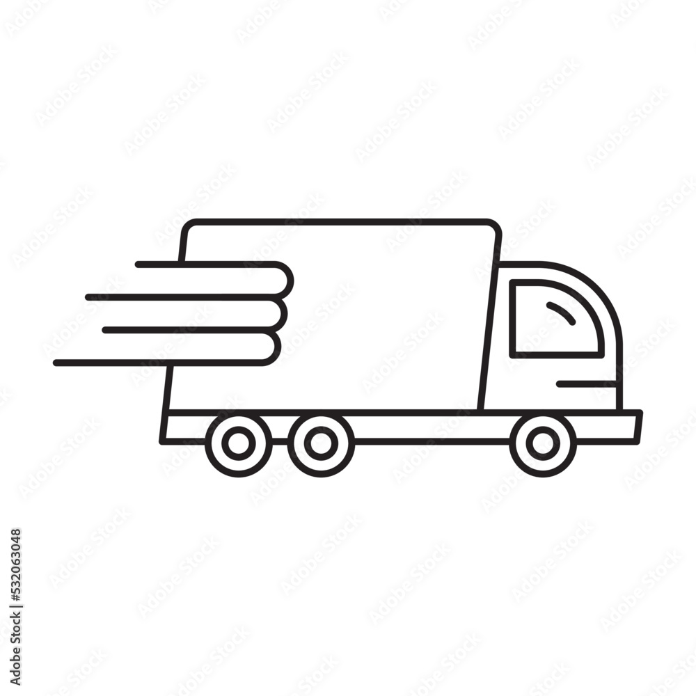 delivery truck icon delivery truck icon