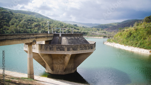 Drought of the cold water reservoir in El Jarillo, Venezuela.