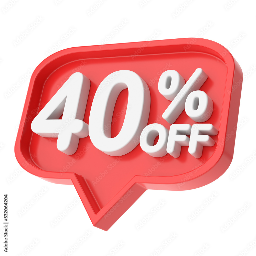 3D forty percent off. 40% off. 40% sale. 3D forty percent off. 40% off. 40% sale.