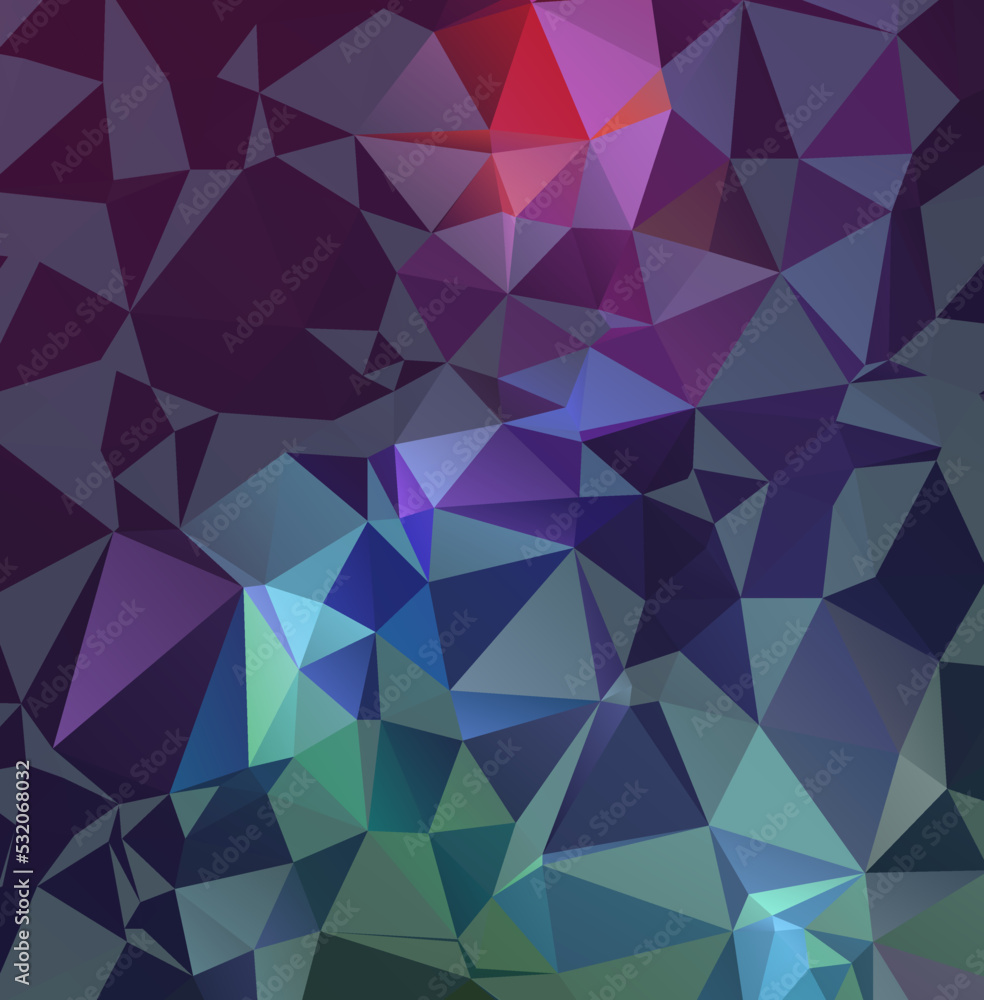 Obraz premium Colorful polygon background or frame. Abstract Rectangle Geometrical Background. Geometric design for business presentations or web