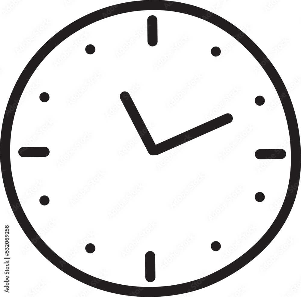 Clock Icon Vector Clock Icon Vector