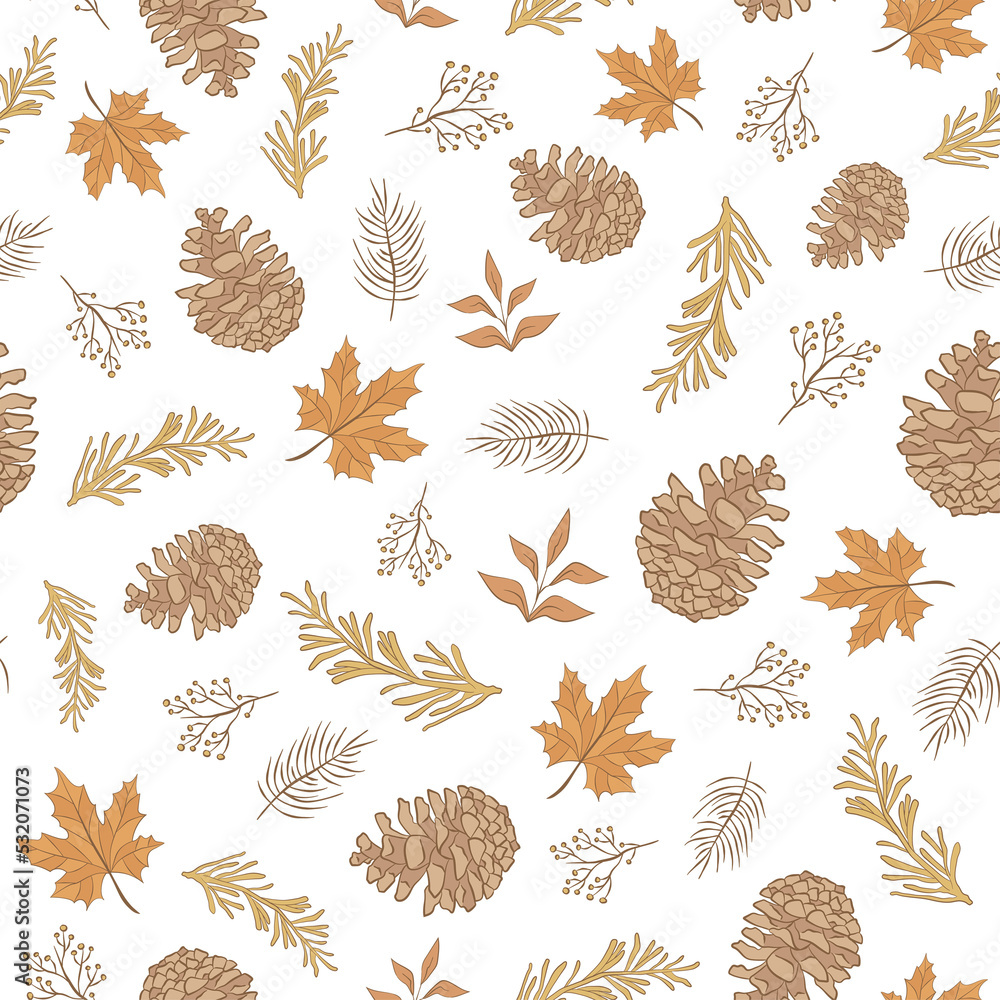 autumn leaves seamless pattern autumn leaves seamless pattern