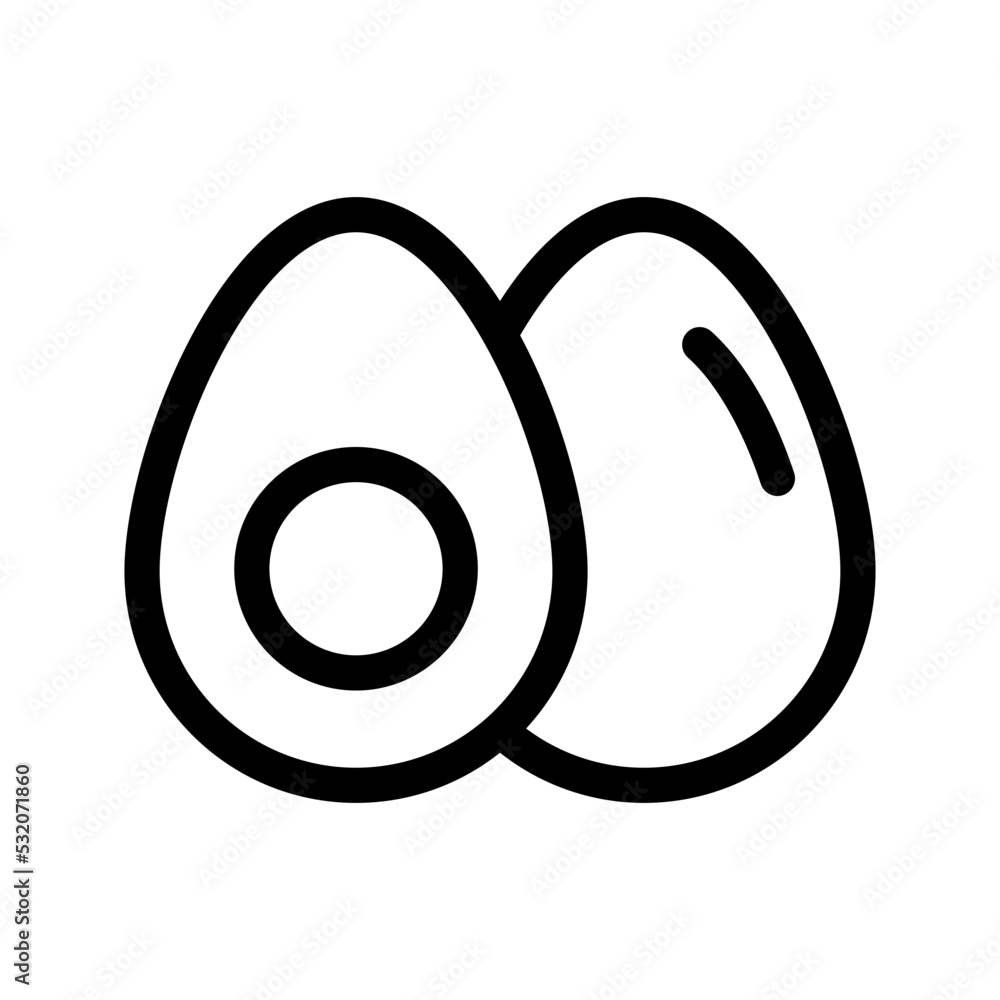 Egg Icon Vector Symbol Design Illustration Egg Icon Vector Symbol Design Illustration