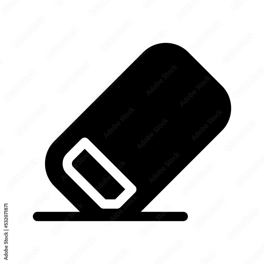 Eraser Icon Vector Symbol Design Illustration Eraser Icon Vector Symbol Design Illustration