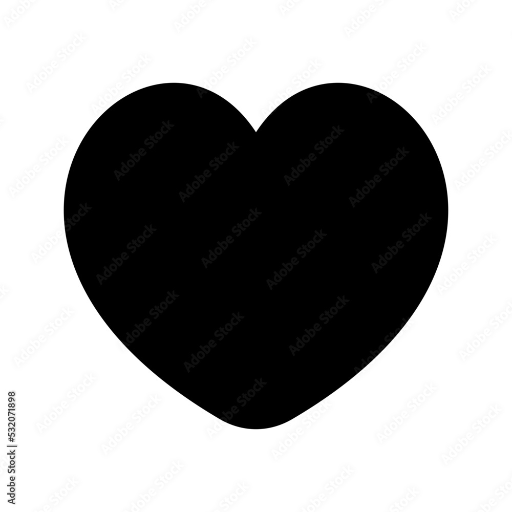 Heart Icon Vector Symbol Design Illustration Heart Icon Vector Symbol Design Illustration
