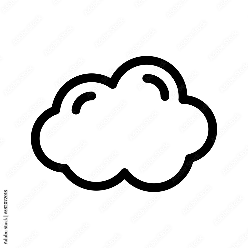 Cloud Icon Vector Symbol Design Illustration Cloud Icon Vector Symbol Design Illustration