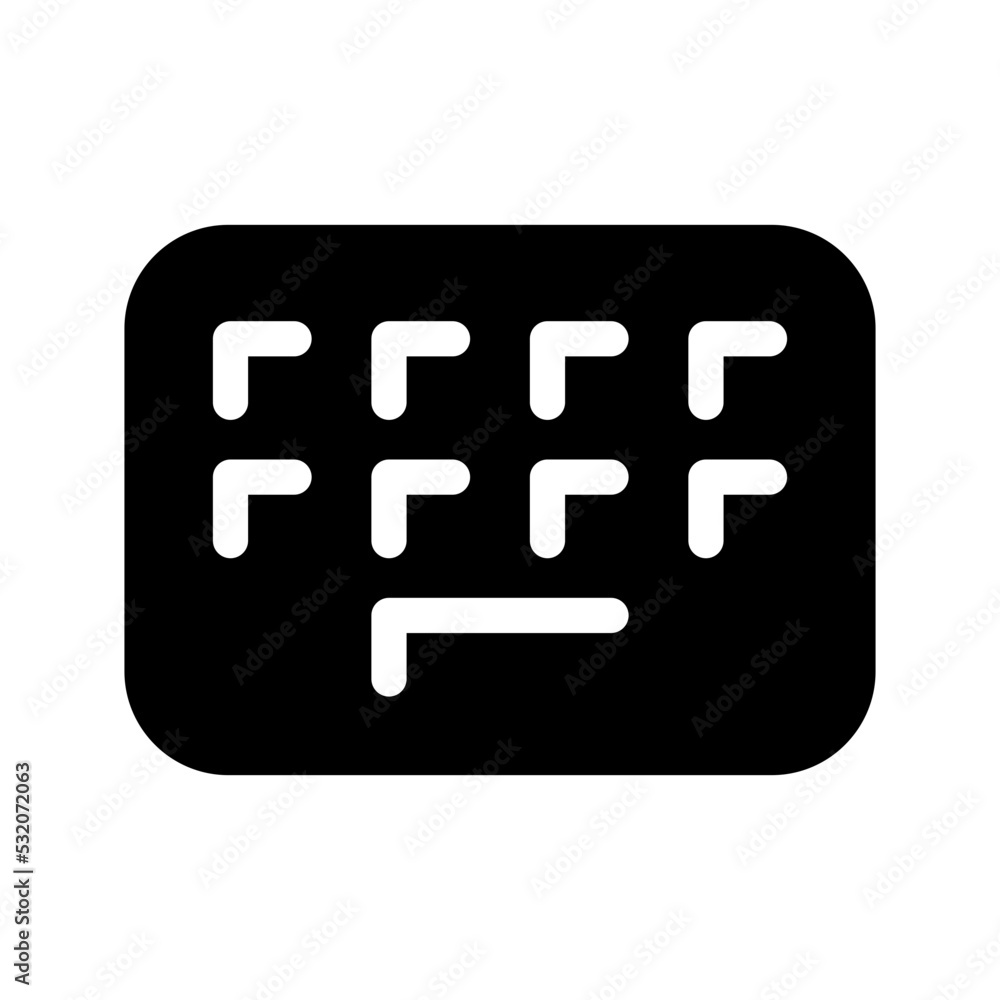 Keyboard Icon Vector Symbol Design Illustration Keyboard Icon Vector Symbol Design Illustration