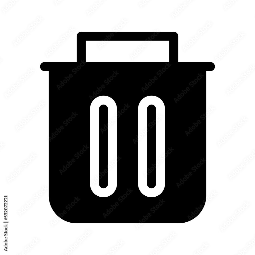 Trash Can Icon Vector Symbol Design Illustration Trash Can Icon Vector Symbol Design Illustration
