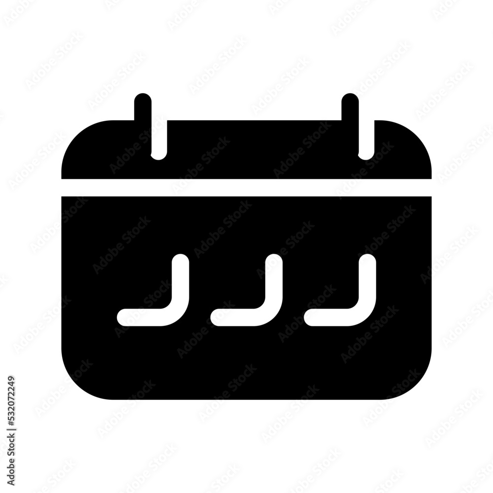 Calendar Icon Vector Symbol Design Illustration Calendar Icon Vector Symbol Design Illustration