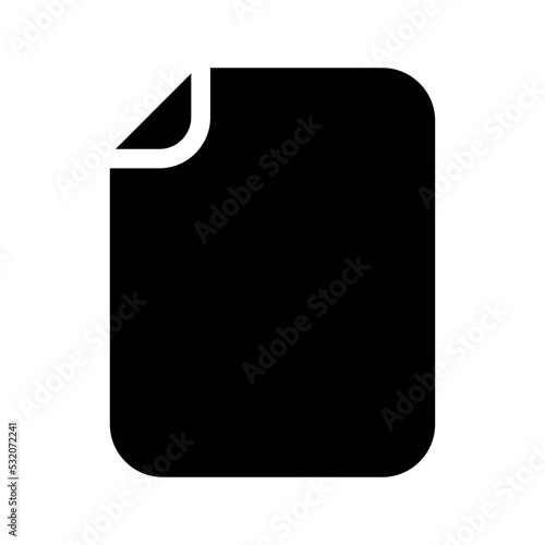 Document Icon Vector Symbol Design Illustration