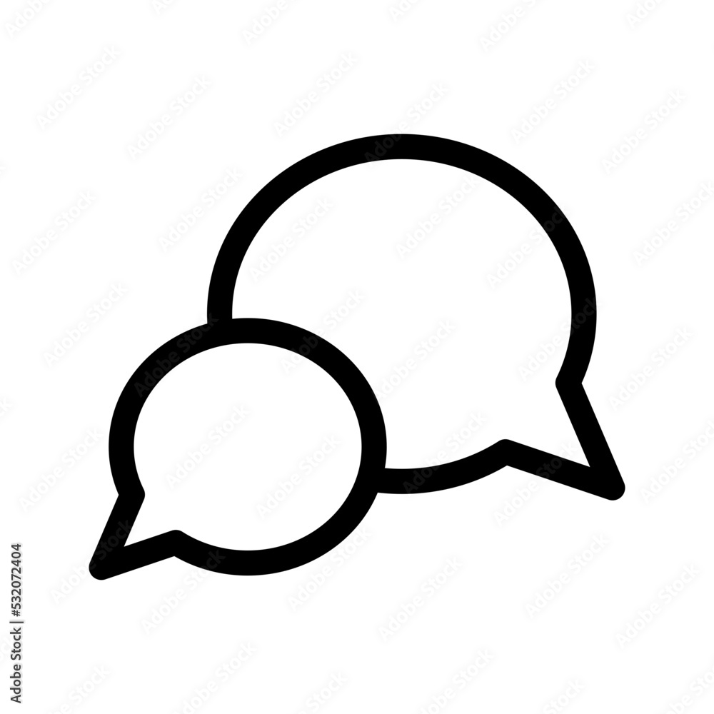 Conversation Icon Vector Symbol Design Illustration Conversation Icon Vector Symbol Design Illustration