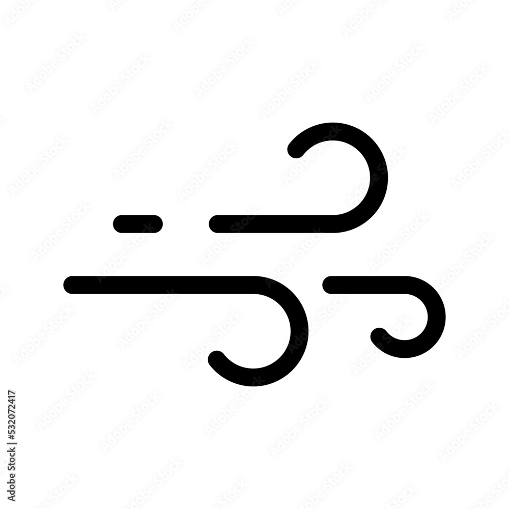 Wind Icon Vector Symbol Design Illustration Wind Icon Vector Symbol Design Illustration