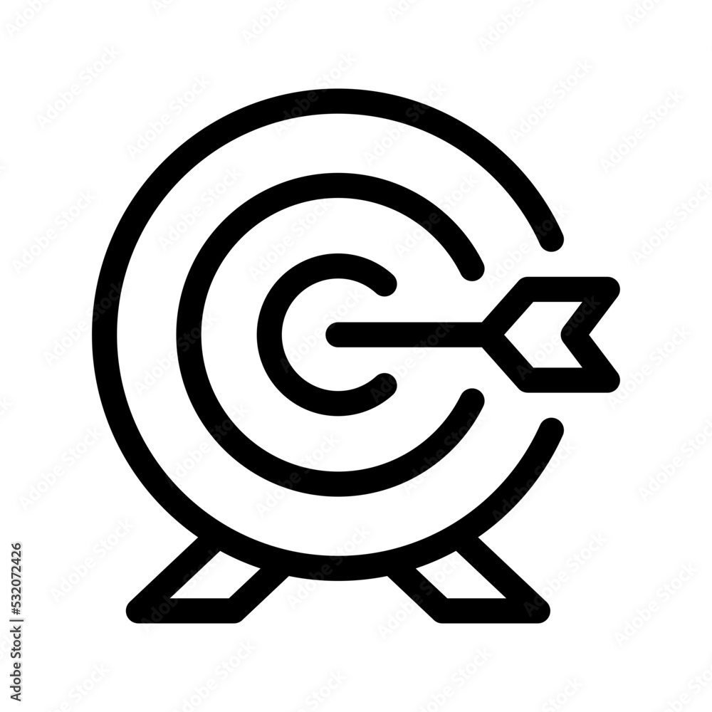 Dart Icon Vector Symbol Design Illustration Dart Icon Vector Symbol Design Illustration