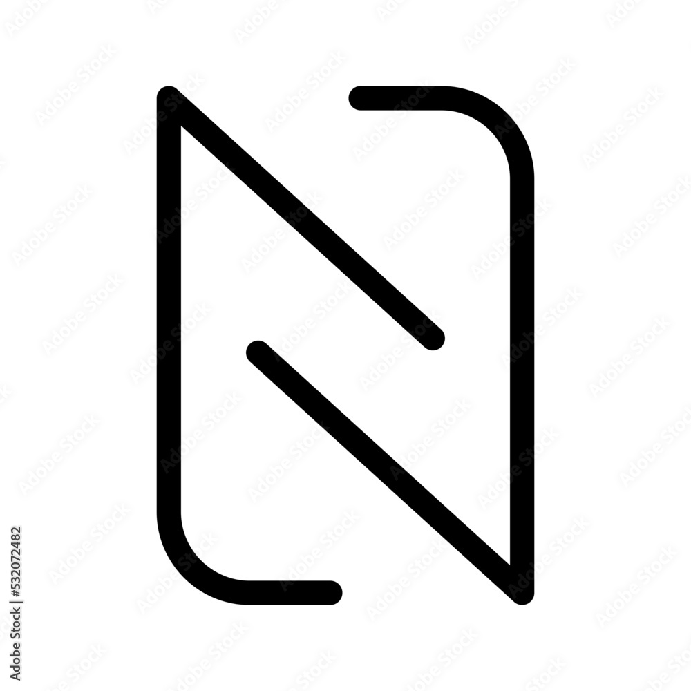 Nfc Icon Vector Symbol Design Illustration Nfc Icon Vector Symbol Design Illustration