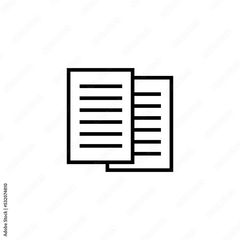 Graphic flat paste icon for your design and website Graphic flat paste icon for your design and website