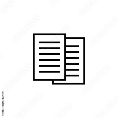 Graphic flat paste icon for your design and website